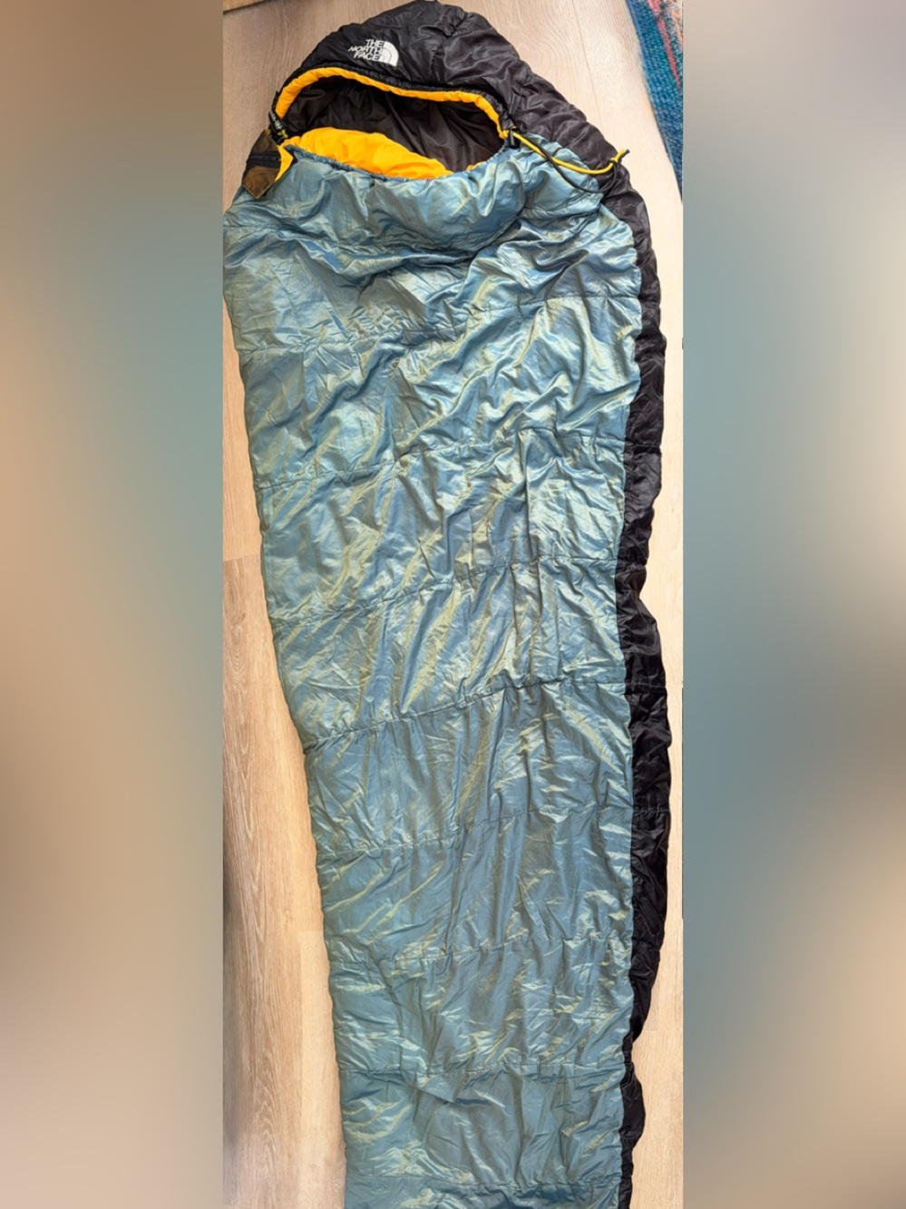 The North Face Cat’s Meow 3D Long Mummy Sleeping Bag and Mesh Sack 90”x33”